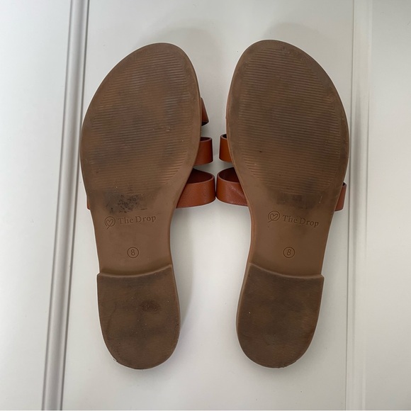 The Drop Monika Flat H-band Slide Sandal Flat Sandal, Size 8 - Picture 4 of 5